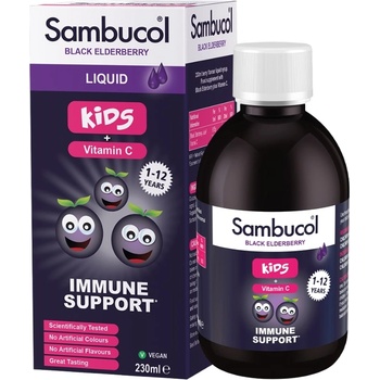 Sambucol Kids + Vitamin C Сироп, 230 ml, Sambucol
