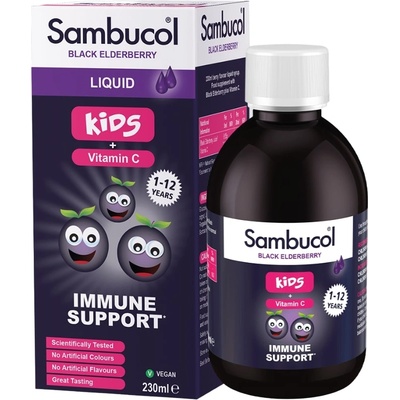 Sambucol Kids + Vitamin C Сироп, 230 ml, Sambucol