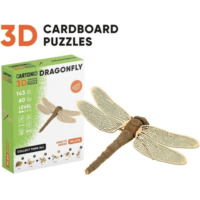 Cartonic 3D puzzle Vážka 143 ks