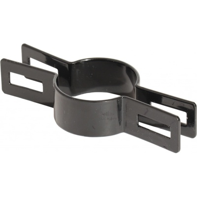 Objímka plotového panelu pro sloupek 48 mm, průběžná, černá