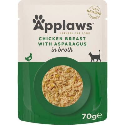 APPLAWS Chicken fillet with asparagus in broth 70 g