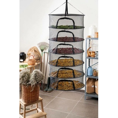 Skládací závěsná sušicí síť Clever Grow se zipem - 6 pater, 60x130 cm – Zbozi.Blesk.cz