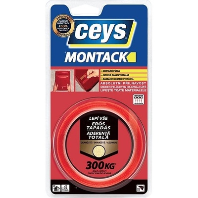 CEYS Montack lepí vše okamžitě - páska 2,5 m × 19 mm – Zboží Mobilmania