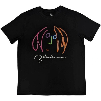 John Lennon Self Portrait Full Colour Black M Риза (JLTS24MB02)