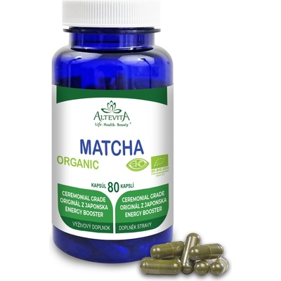 Altevita BIO MATCHA energy Booster 3x 80 kapsúl