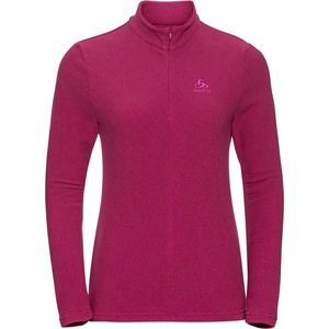 ODLO Дамски поларен пуловер Odlo Women's Midlayer 1/2 Zip Roy Fleece jumper - Festival Fuchsia / Raspberry Fudge - размер XL (105-2906-0715)