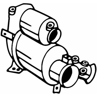 Filter sadzí/pevných častíc výfukového systému BOSAL 097-556 (097556)