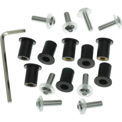 Imbusy oxford pro plexi vc matic m5 v pryzovem pouzdre a podlozek stribrna