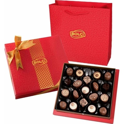Bolci Diamond Red Box mix pralinek s dárkovou taškou 215 g
