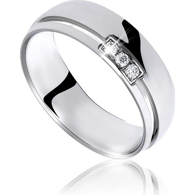 MPM Snubní ocelový prsten z chirurgické oceli Wedding ring 5345 B