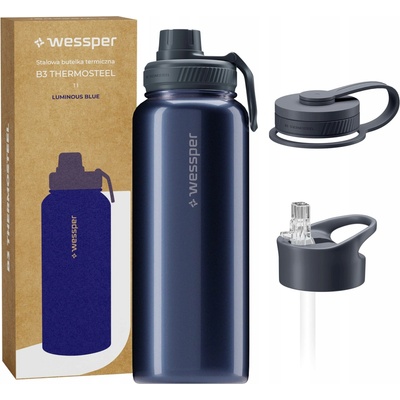 Wessper B3 THERMOSTEEL 1000 ml Luminous blue