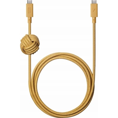 Native Union (A-C-KFT-NP USB-C – USB-C 3m žlutý