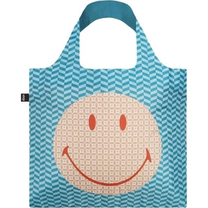 LOQI Чанта тип торба LOQI Artist Smiley геометрична шарка от рециклиран материал (SM.GE.R)