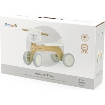 Popron.cz Dřevěné lední medvěd