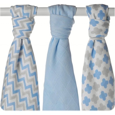 Kikko Bambusové XKKO BMB Scandinavian Baby Blue 70 x 70 3 ks
