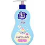Baby Crema Измиващ гел 2 в 1 Play Time - Cotton Candy, 400 ml (18709)