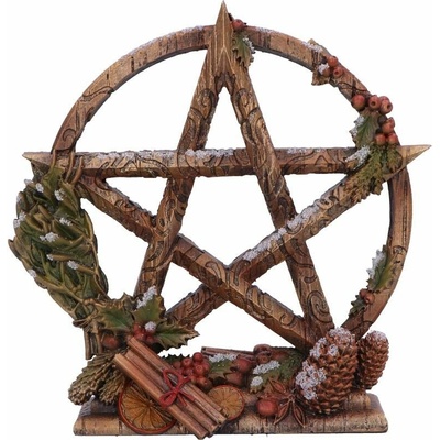 Nemesis Now Pentagram Yule, dekorace 16.5cm P44622