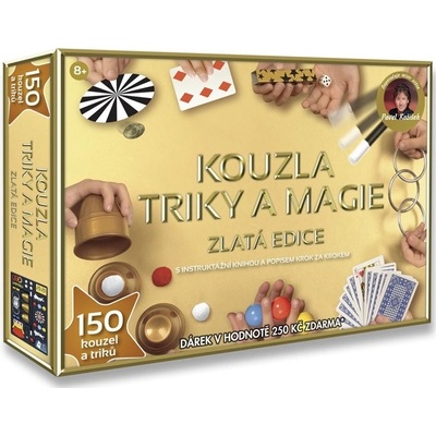 HM Studio Kouzla triky a magie Zlatá edice 150 triků – Zbozi.Blesk.cz HM Studio Kouzla triky a magie Zlatá edice 150 triků – Zbozi.Blesk.cz