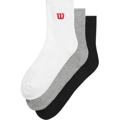Wilson Quarter Top Sock 3P Vícebarevný