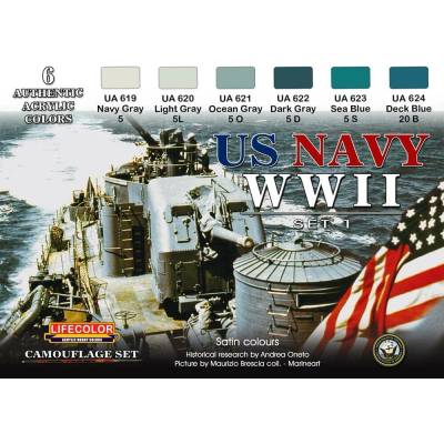 LifeColor set barev CS24 us navy wii set barev1