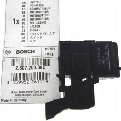 Bosch vypínač / zapínač pre pásovú brúsku GBS 75 AE 2607200384