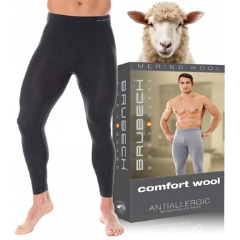 Brubeck Comfort Wool Mens Leggings black