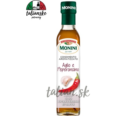 Monini Cesnak a chilli olivový olej 0,25 l