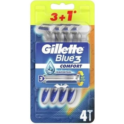 Gillette Blue3 Plus Comfort 4 ks