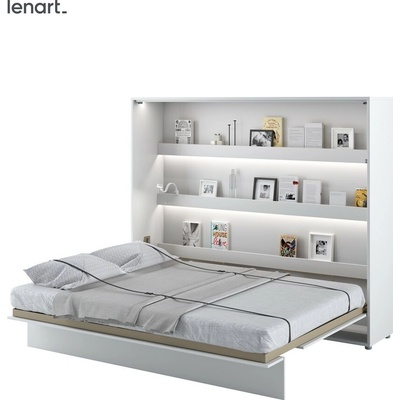Dig-net náb ytok Lenart Bed Concept BC-14p Sklápacia biely lesk