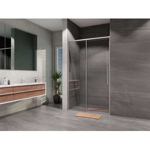 Lansanit LUX Slim Alvaro - Плъзгаща се душ врата 120 см, хром/прозрачно стъкло LAN03058 (LAN03058)