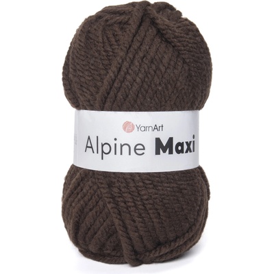 Yarn Art příze Alpine Maxi 663 tmavě hnědá