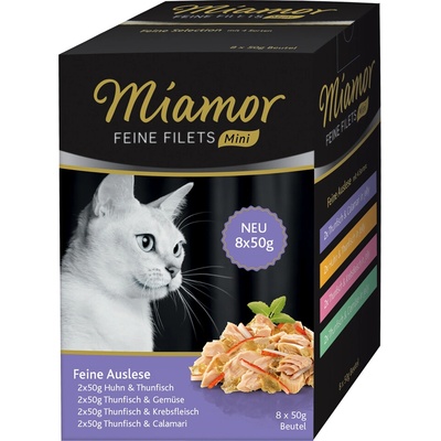 Miamor Feine Filets Mini kuracie s tuniakom 8 x 50 g