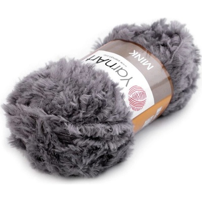 Chlupatá příze Mink 50 g YarnArt na pletení - 2 (337) šedobéžová