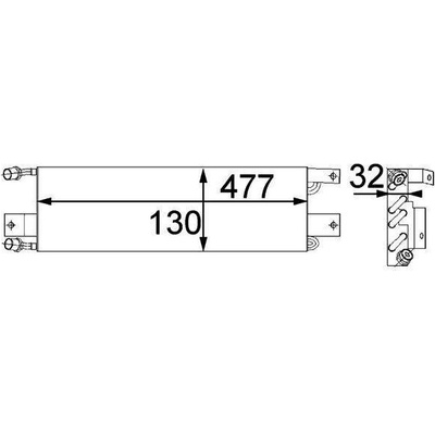 Kondenzátor, klimatizace MAHLE AC 356 000P (AC356000P)