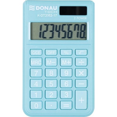 Donau-Tech Kalkulačka Donau Tech K-DT2082 vrecková tyrkysová