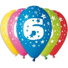 Globos Balónky s číslem 6