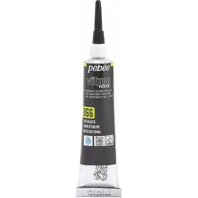 Pébéo Kontúra na sklo Vitrea 160 20 ml 66 Ink Black
