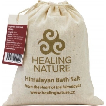 Healing Nature sůl koupelová červená hrubá z Himálaje 1 kg