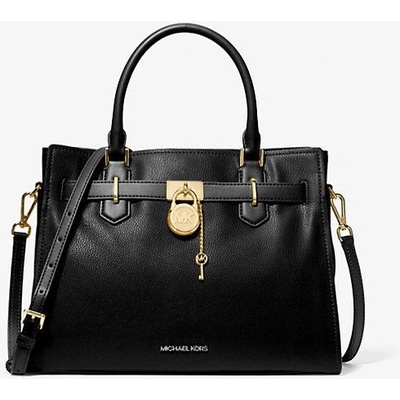 Michael Kors dámská kožená kabelka Hamilton Medium černá
