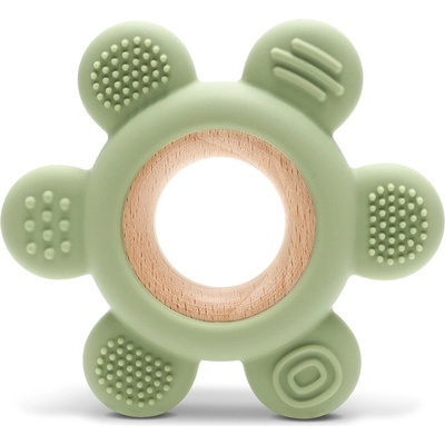 Lorelli Premium СИЛИКОНОВА ГРИЗАЛКА С БУК ЦВЕТЕ natural fresh gree (10210890004)