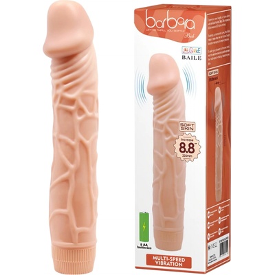LyBaile Barbara - вибратор с реалистична форма - 22, 5 см - телесен цвят