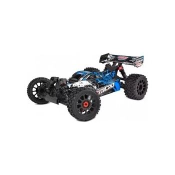 Team Corally Syncro4 Buggy 4WD 3S–4S RTR modrá 1:8