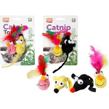 Karlie Hračka plyšová s Catnipem 2ks 6 cm
