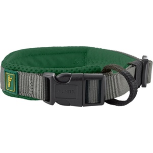 HUNTER Нашийник за куче Hunter Halsung Maldon Dog collar - Dunkelgrün / Grau - размер L 45-55 x 2, 5 cm (057-0418-0113)