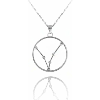 Jan Kos jewellery Stříbrný řetízek s přívěskem JMAS9503SN45