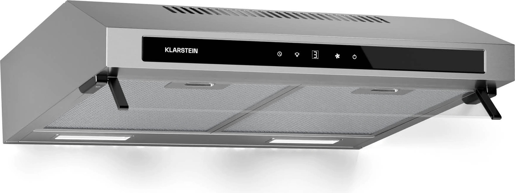 Klarstein Абсорбатор Purista Force, Компактен, 384, 8 м³/ч, EEK C, Технология с два мотора (TK15_Puris. For. _60SS) (TK15_Puris.For._60SS)