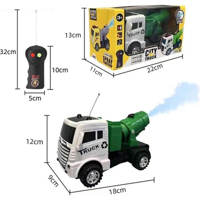 Armtoys ДЕТСКИ КАМИОН С ДИСТАНЦИОННО, 2 ПОСОКИ И ПУШЕК, 3 ЦВЯТА