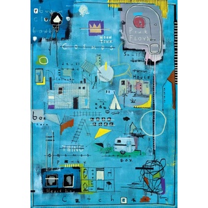 KS Games - Puzzle Blue Composition - 1 000 piese