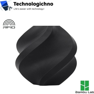 Bambu Lab PLA Pure Bambu Absolute Black With Spool (A19-K00-1.75-1000-SPL)