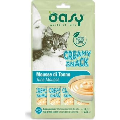 Oasy Creamy Snack Tuna 4 x 15 g